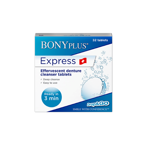 Bony Plus Express Denture Cleanser Tablets 32's