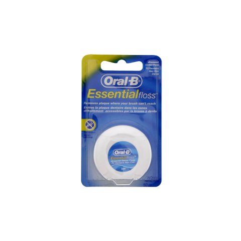 Oral B Dental Floss UnWaxed Mint 50m.