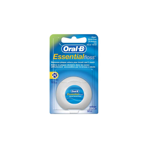 Oral B Dental Floss Waxed Mint 50m.