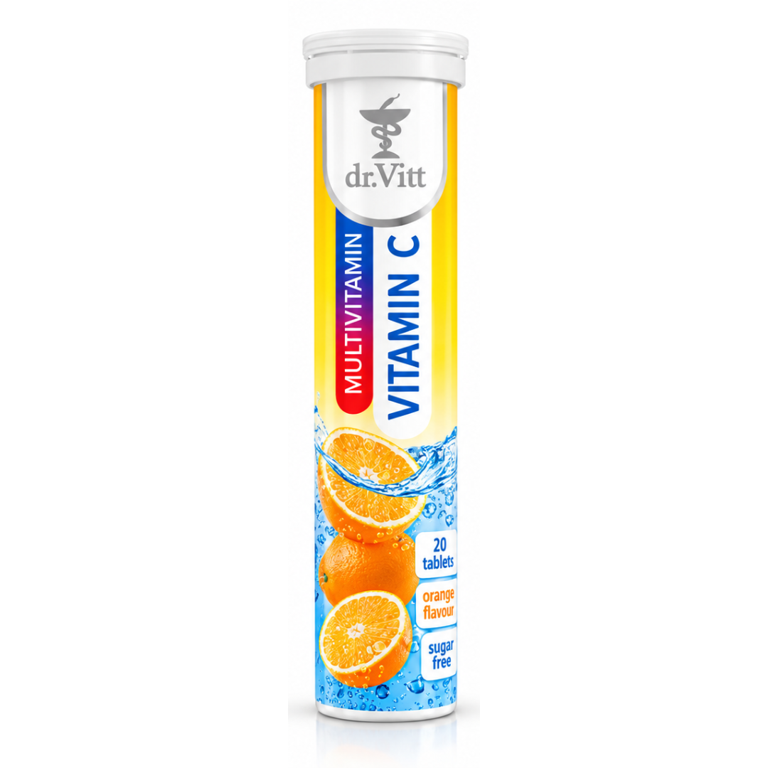 dr.Vitt Vitamin C 1000mg Effervescent Tablets 20 Tablets