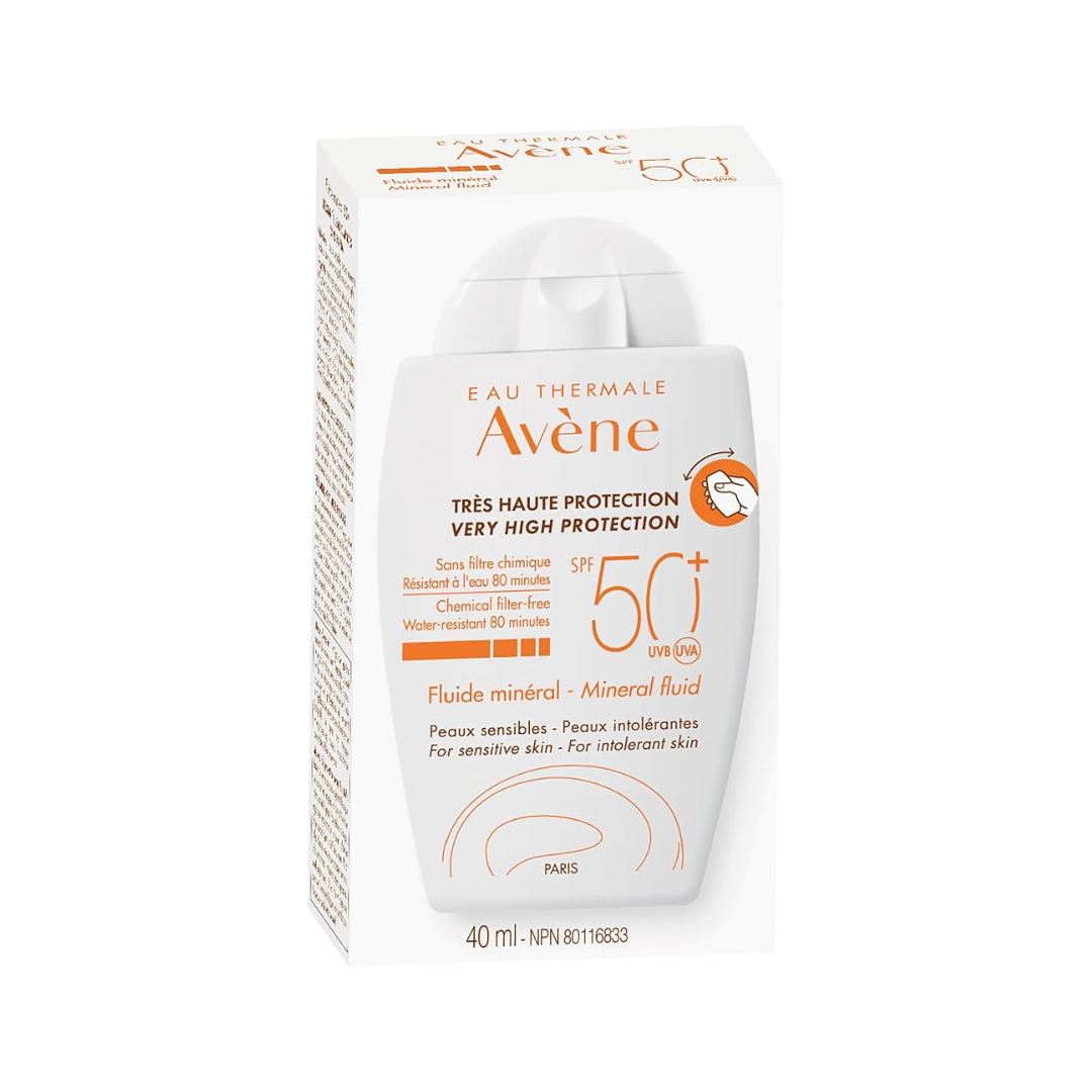 avene mineral fluid spf50 sunscreen ecran