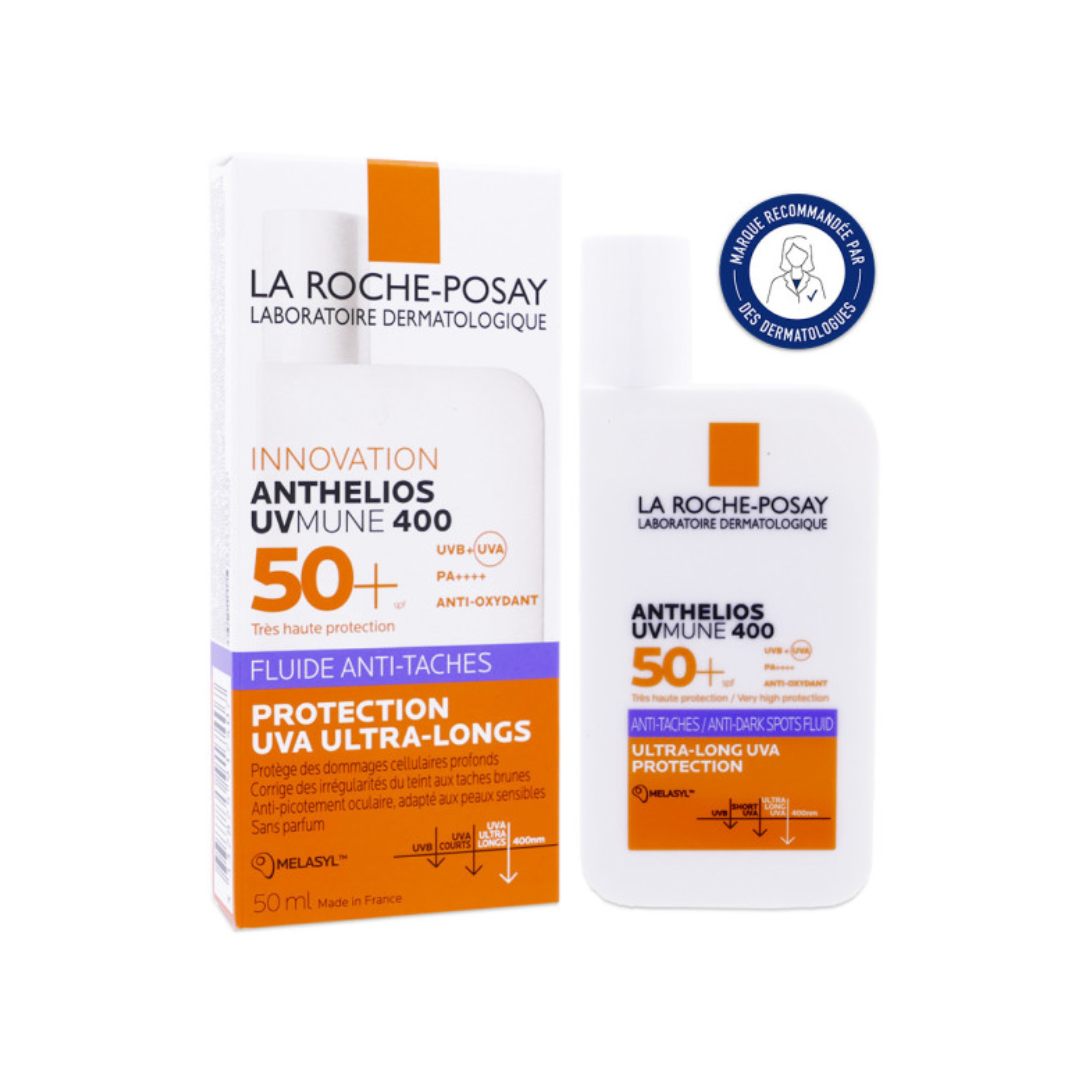 La Roche-Posay sunscreen packaging on a white background
