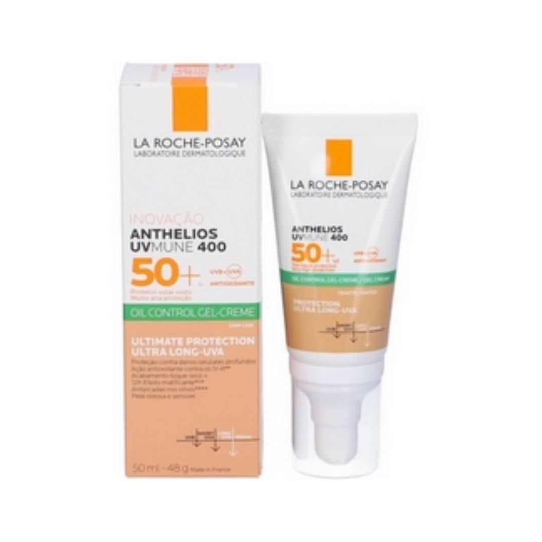 La Roche-Posay sunscreen cream and packaging on a white background