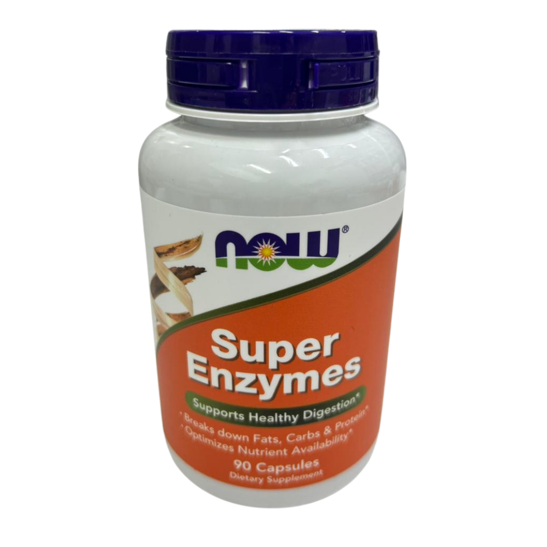 NOW Foods Super Enzymes digestive enzyme capsules bottle