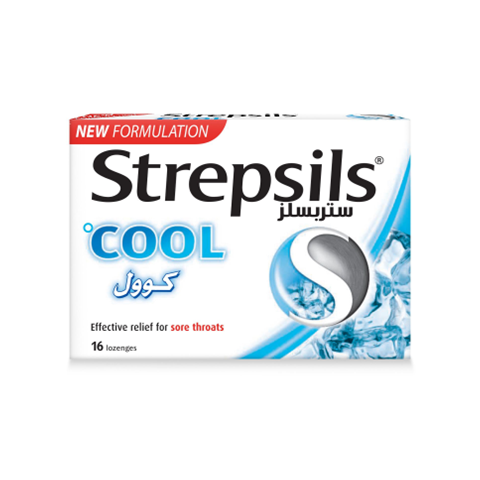 Strepsils Cool Mint Sugar Free Lozenges
