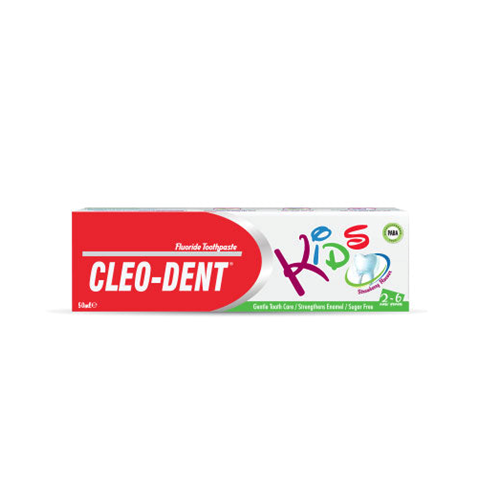 Cleo Dent Kids Toothpaste Strawberry 2-6y 50ml 2050