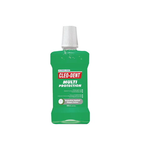 Cleo Dent Multi Protection Mouthwash 500ml bottle – oral care and fresh breath