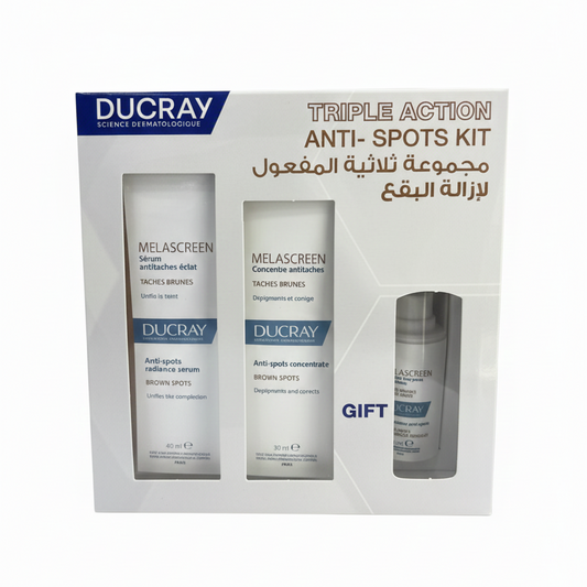 Ducray Melascreen Triple Action Anti-Spots Kit for dark spots and uneven skin tone