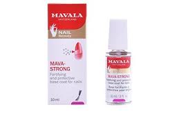 Mavala Mava-Strong Fortifying Base Coat 10 ml – Strengthens Weak, Brittle Nails