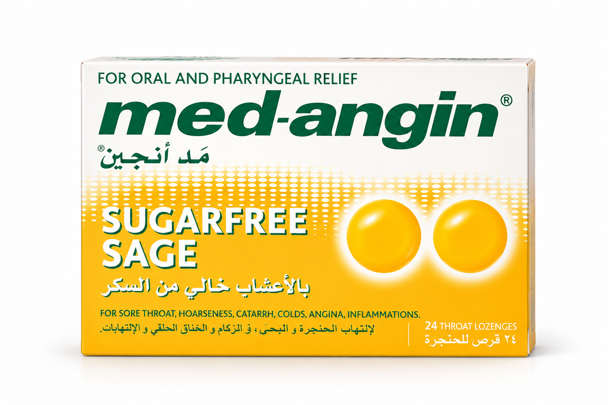 Med Angin Sage sugar-free throat lozenges