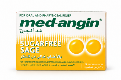 Med Angin Sage sugar-free throat lozenges