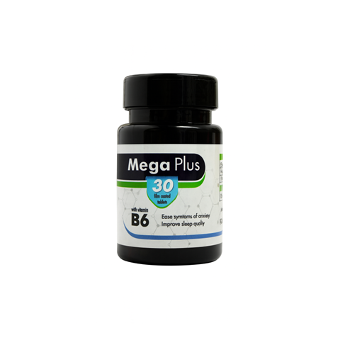 Mega Plus Magnesium Glycinate supplement bottle 30 capsules