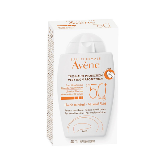 avene mineral fluid spf50 sunscreen ecran