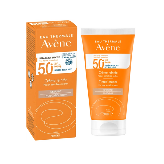 AVENE tinted sunscreen for dry sensitive skin SPF50