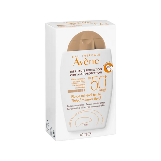 avene tinted mineral fluid spf50