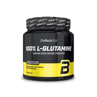 BiotechUSA 100% L-Glutamine powder in fitness and bodybuilding routine