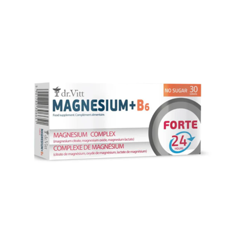 Dr. Vitt Magnesium + B6 Forte – 30 Tablets