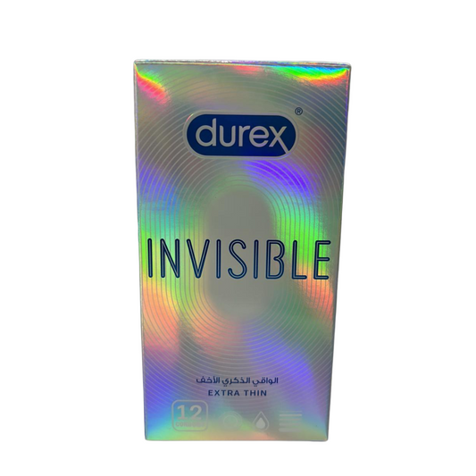 durex invisible condoms 12 pack extra thin