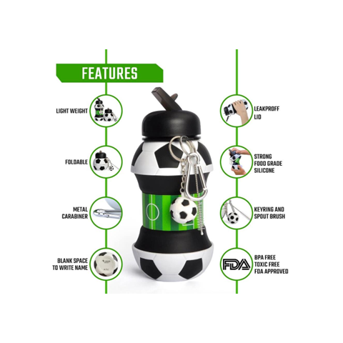 Foldable Silicone Bottle 550ml