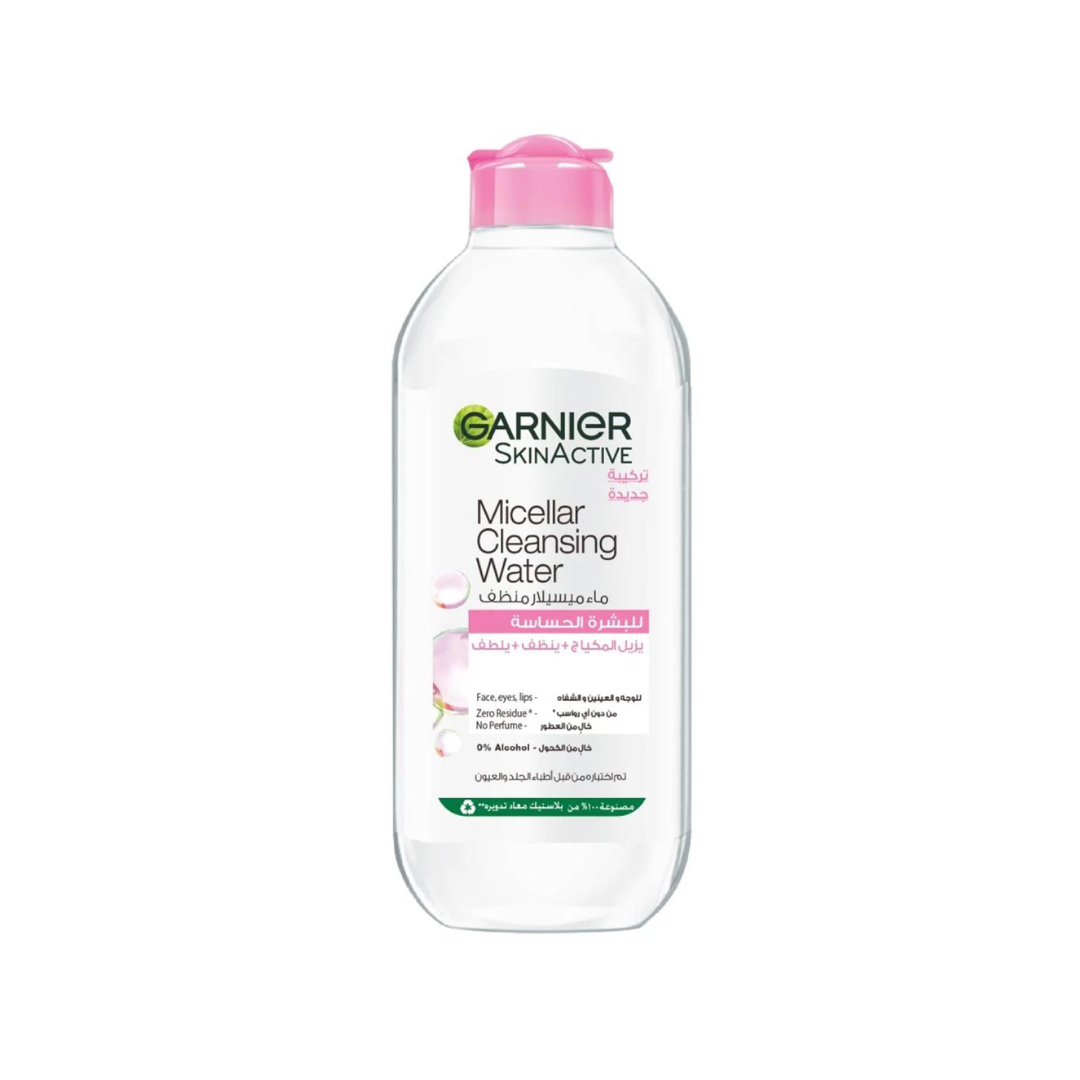 Garnier SkinActive Micellar Cleansing Water bottle on a white background