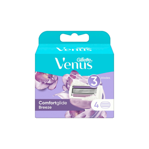 Gillette Venus ComfortGlide Breeze Refill Blades - 4Pcs