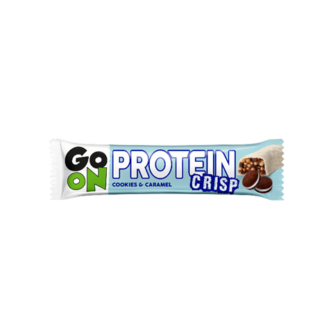 GO ON Protein Crisp Cookies & Caramel Bar – High Protein Snack (50 g)