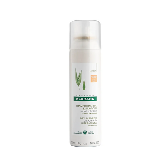 Klorane shampoo bottle on a white background