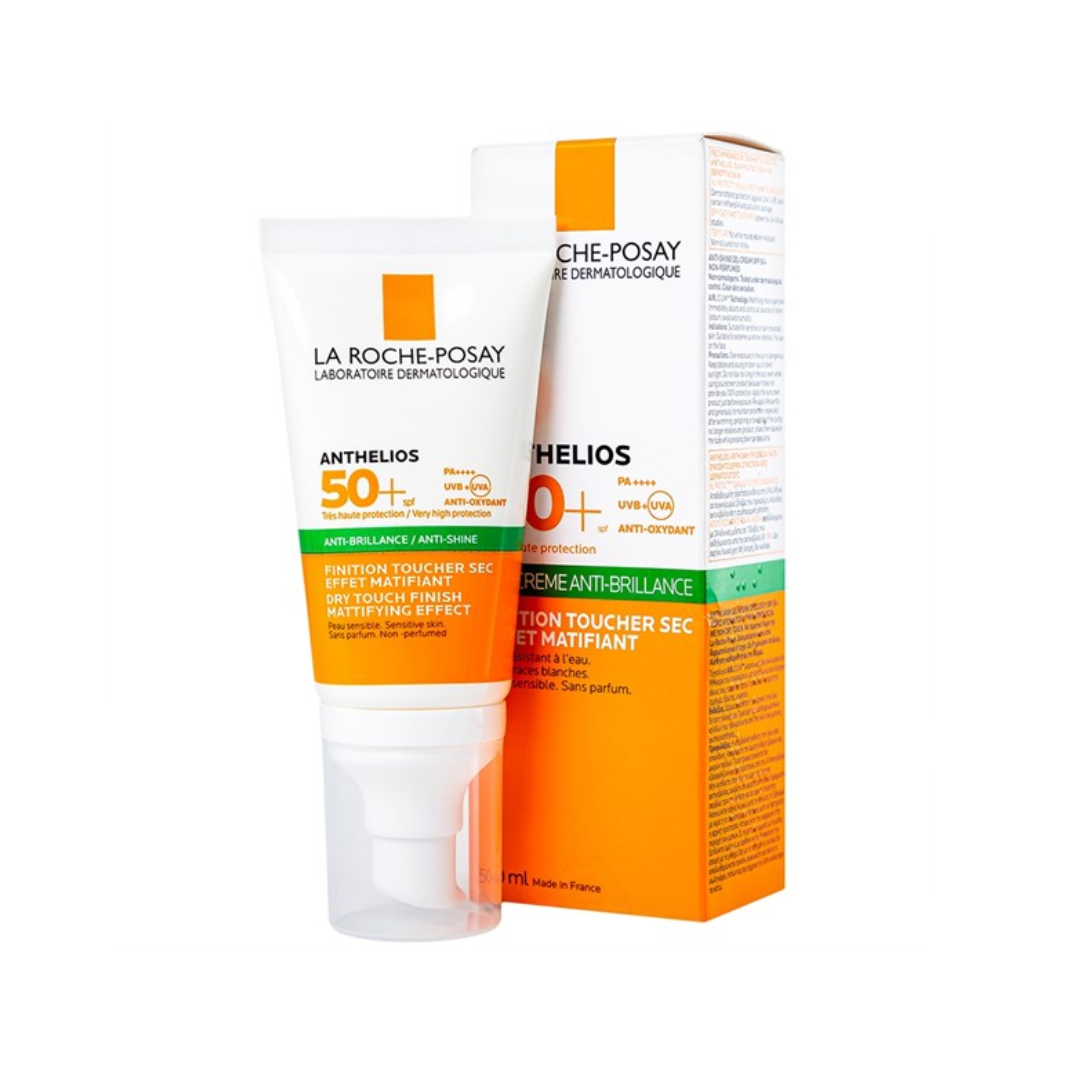 La Roche-Posay sunscreen tube and packaging on a white background
