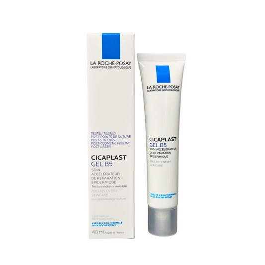 La Roche-Posay Cicaplast Gel BS tube and packaging on a white background