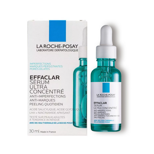 La Roche-Posay Effaclar serum and packaging on a white background