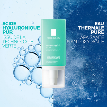 La Roche-Posay Hydraphase HA Rich 50ml – 72H Intense Hydration Cream for Dry Skin
