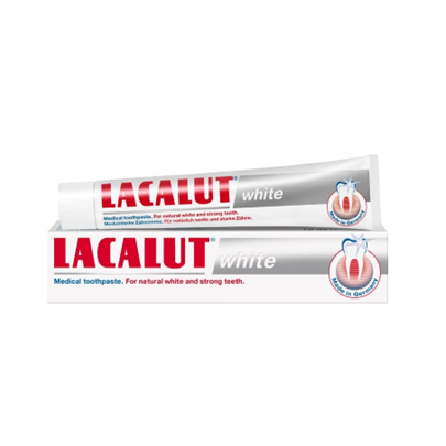 Lacalut White Toothpaste 75ml for whitening teeth and strengthening enamel