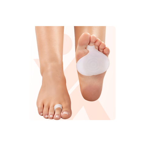 Silicone Metatarsal pand with ring 1pc