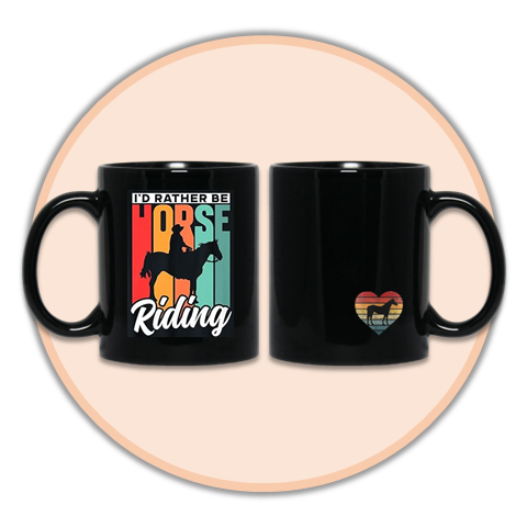 "I'd Rather Be Horse Riding 2" Mug