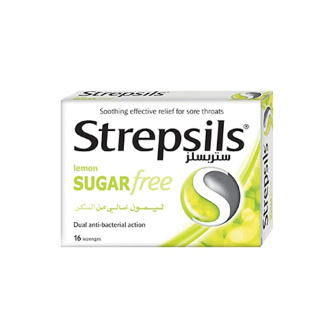 Strepsils Lemon Sugar Free Lozenges