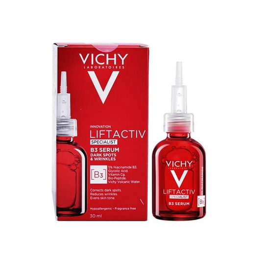 Vichy LiftActiv B3 Serum packaging on a white background