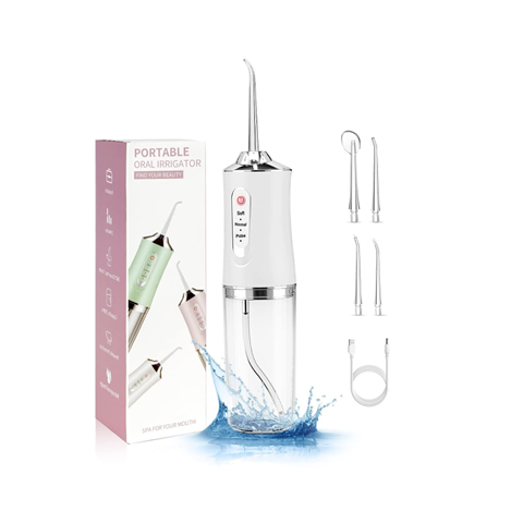 “Rechargeable water flosser cordless oral irrigator”